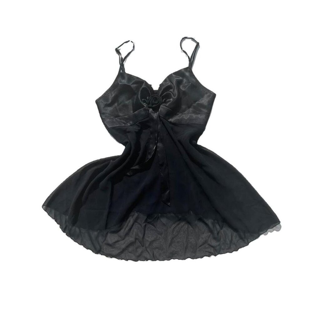 Goth slip dress